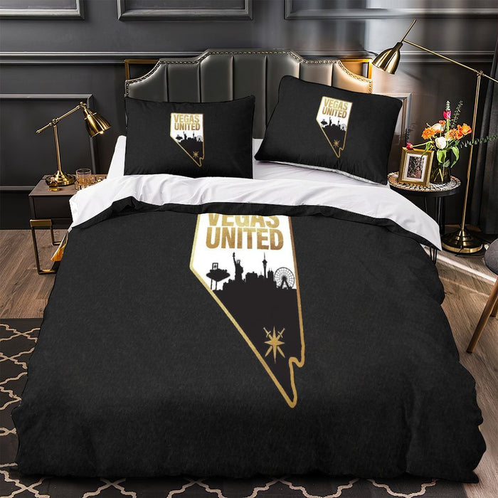 Vegas Golden Knights Bedding Set Quilt Duvet Cover Without Filler