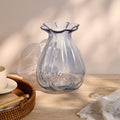 Verona_20cm_Glass_Vase_Cornflower_Blue-1 - Laura James