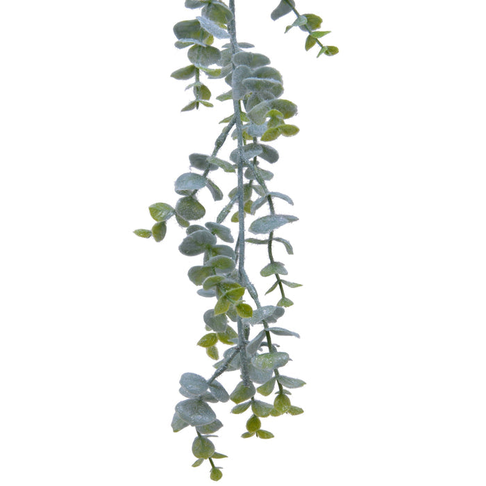 Viken 180cm Frosted Christmas Garland - Green - Laura James