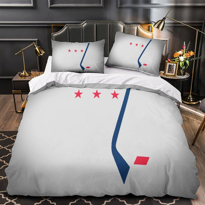 Washington Capitals Bedding Set Quilt Duvet Cover Without Filler