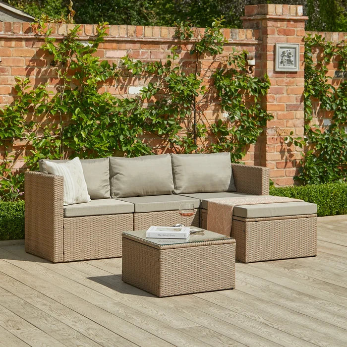Weston Set of Cushion Covers - Natural Brown