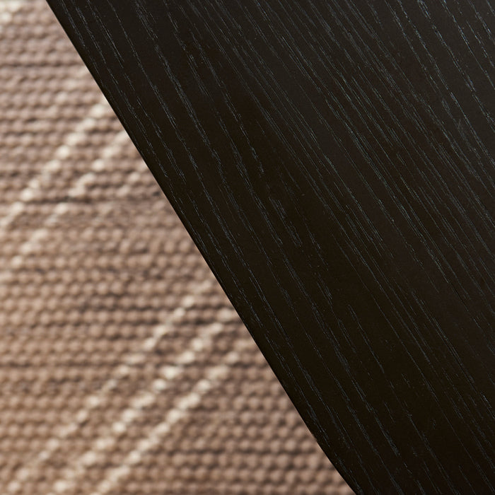 Willow  Black Oval Coffee Table - Laura James