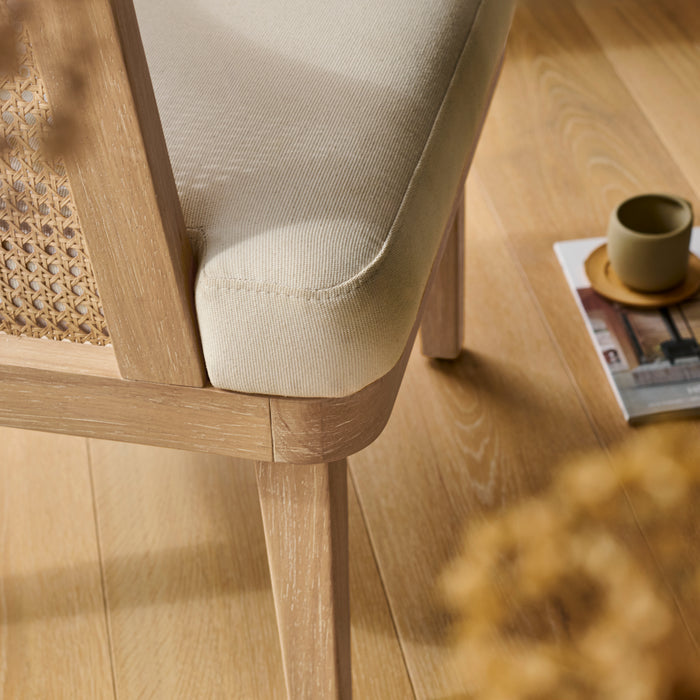 Willow Classic Oak Accent Chair - Laura James