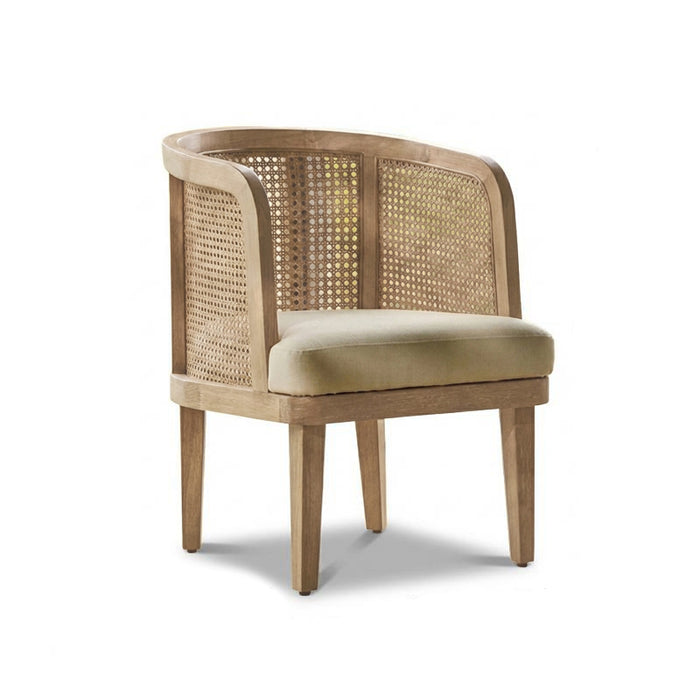 Willow Classic Oak Accent Chair - Laura James