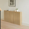 Willow Large Radiator Cover in Whitewash Oak - Laura James