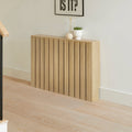 Willow Medium Radiator Cover in Whitewash Oak - Laura James