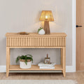 Willow Console Table Pale Oak - Laura James