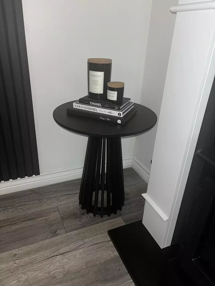 Willow Side Table - Stained Black - Laura James