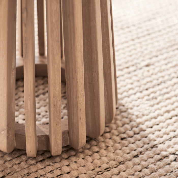 Willow Side Table - Whitewash Oak - Laura James