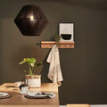 Willow Wooden Coat Rack with Shelf - Oak - Laura James