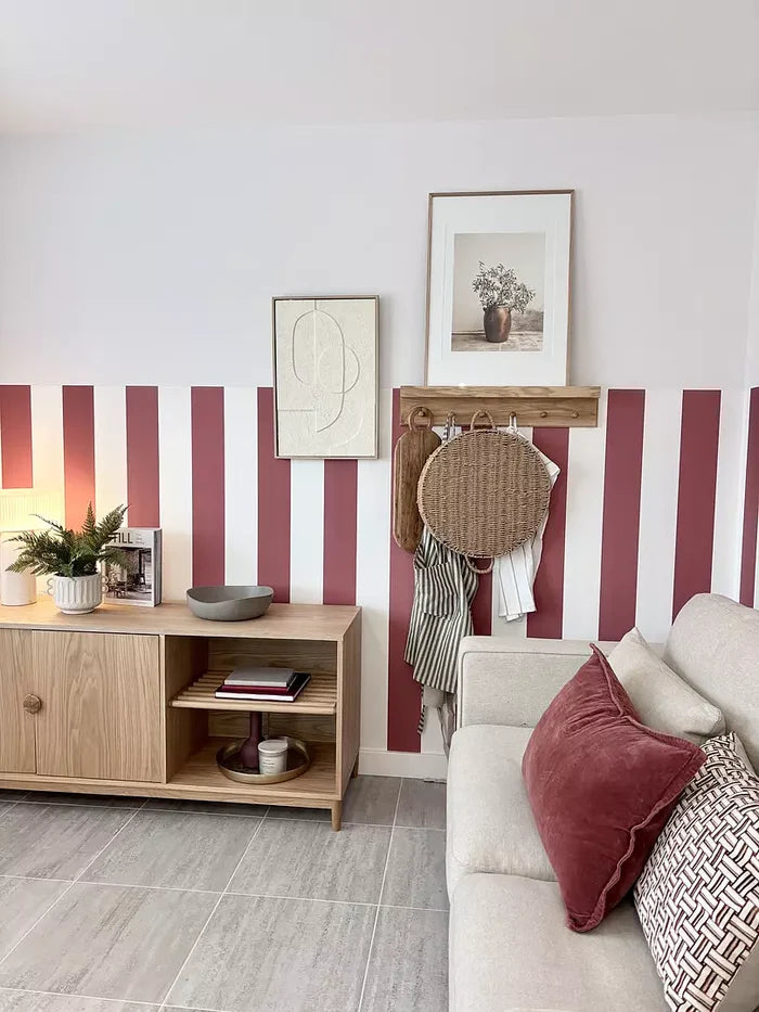 Willow Wooden Coat Rack with Shelf - Oak - Laura James