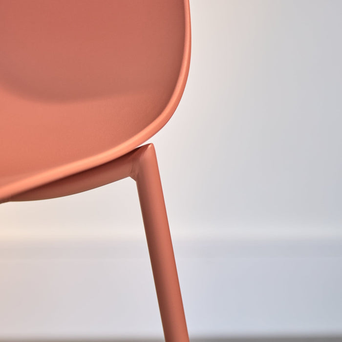 Wren Dining Chair - Set of 2 - Burnt Orange - Laura James