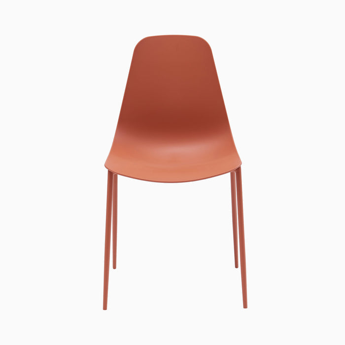 Wren Burnt Orange Dining Chairs - Set of 4 - Laura James