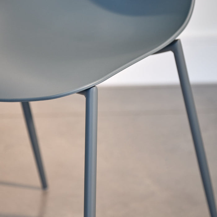 Wren Dining Chairs - Set of 2 - Blue - Laura James