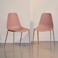 Wren Dining Chairs - Set of 2 - Pink - Laura James