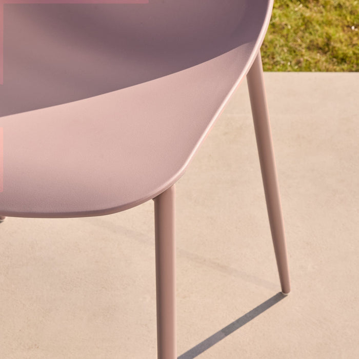 Wren Garden Dining Chair - Set of 2 - Dusty Pink - Laura James