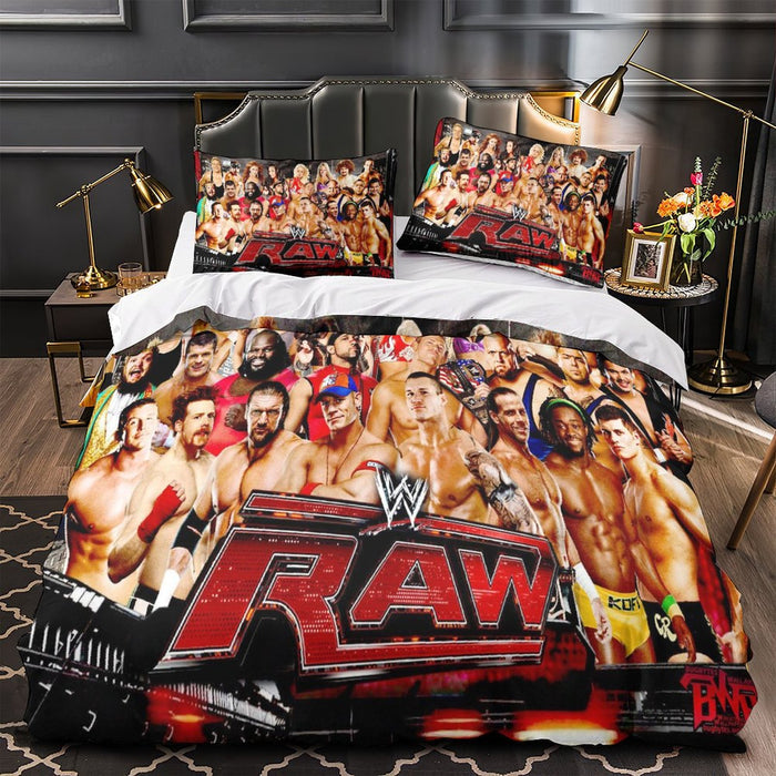 WWE Pattern Bedding Set Quilt Duvet Cover Without Filler
