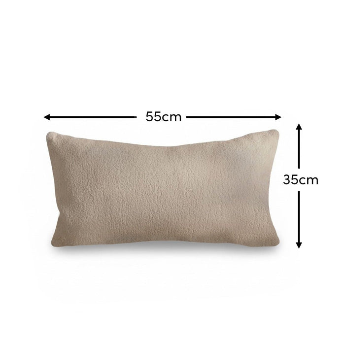 Yelden 35x55cm Scatter Cushion Cover - Chalk White Boucle - Laura James