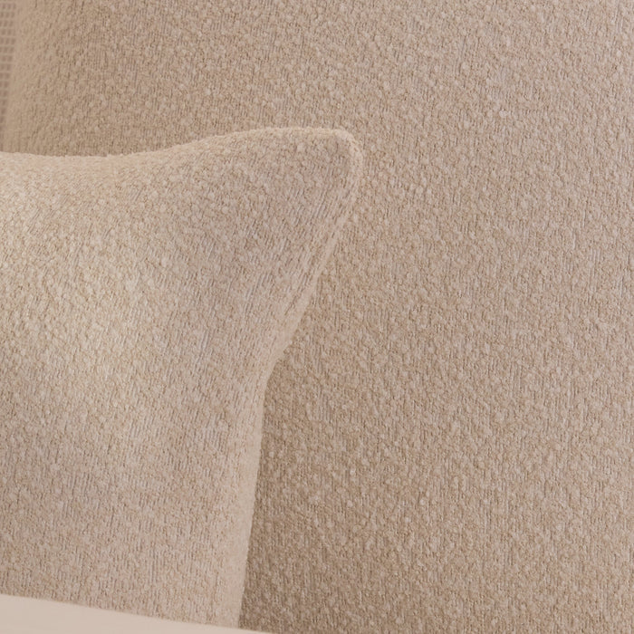 Yelden 35x55cm Scatter Cushion Cover - Light Beige Boucle - Laura James