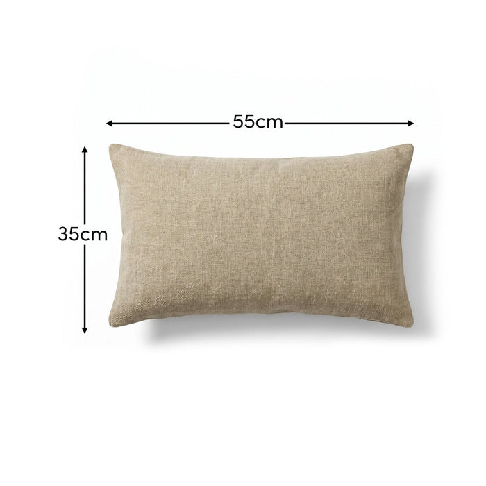 Yelden 35x55cm Scatter Cushion Cover - Mink Taupe - Laura James