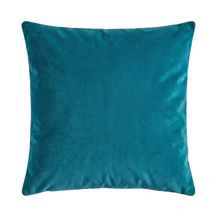 Yelden 50x50cm Scatter Cushion Cover - Deep Teal Velvet - Laura James