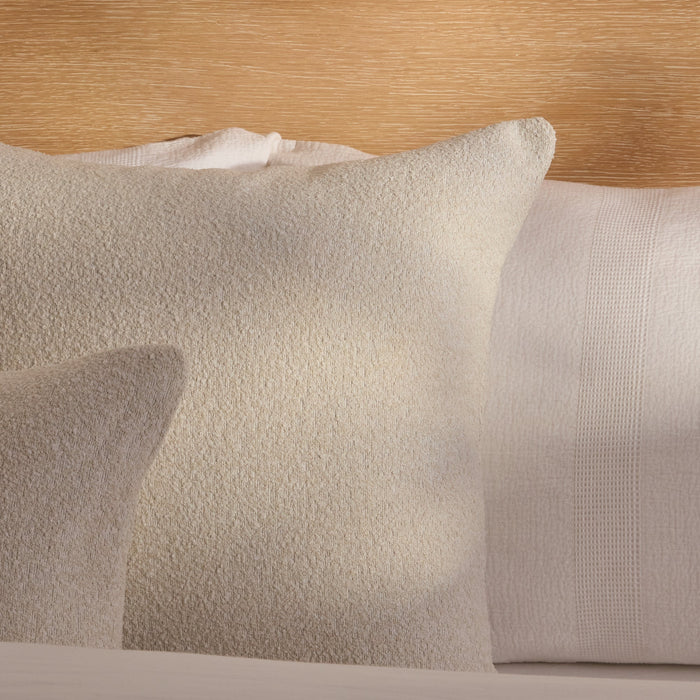 Yelden 50x50cm Scatter Cushion Cover - Light Beige Boucle - Laura James