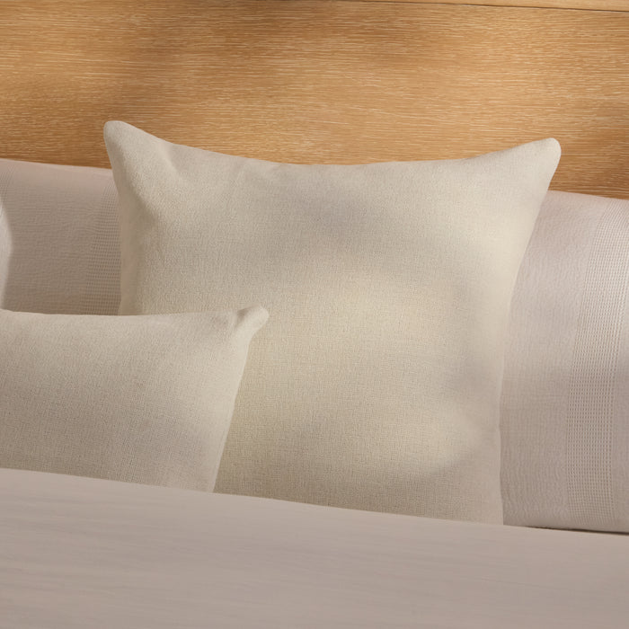 Yelden 50x50cm Scatter Cushion Cover - Oyster White - Laura James