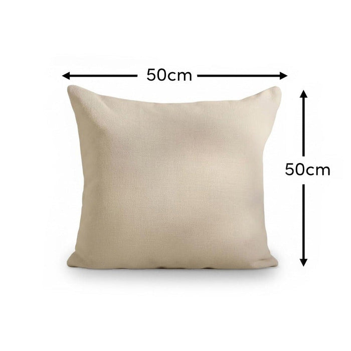Yelden 50x50cm Scatter Cushion Cover - Oyster White - Laura James