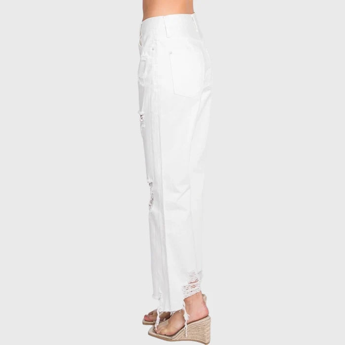 Yvette High Rise Cropped Vintage Flare